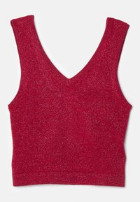 ZELDA SHIMMER VEST - Topp - persian red