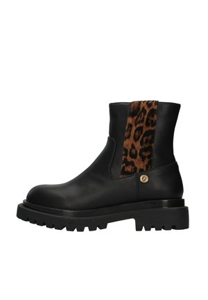 Stivaletti con plateau - black
