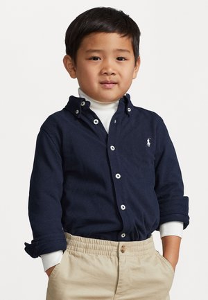 FEATHERWEIGHT COTTON MESH SHIRT - Krekls - aviator navy