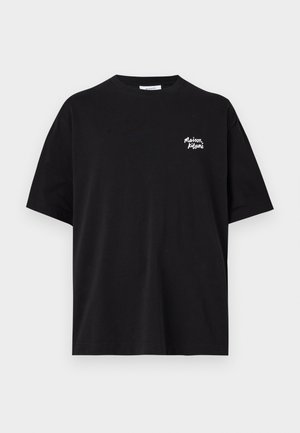 Maison Kitsuné, HANDWRITING OVERSIZE TEE - Μπλουζάκι με στάμπα - black/white