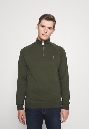JIM ZIP - Sweatshirt - evergreen