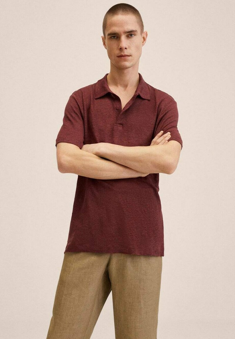 Herren T-Shirts basic | Mango AMBERES Poloshirt wine/bordeaux - OO79548 Herren T-Shirts basic | Mango AMBERES Poloshirt wine/bordeaux - OO79548