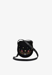 FABLE ENGLAND DOVE & FLORAL STAR EMBROIDERIED - Cross body bag - black ...