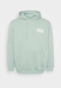 JJECORP LOGO - Mikina s kapucí - iceberg green