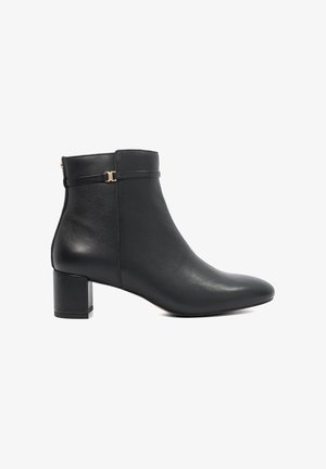 Dune London, OAKEN LEATHER - Boots à talons - black-leather