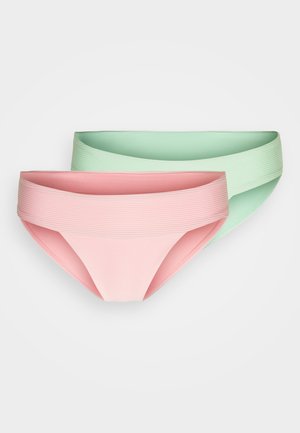 ONLY ONLBOBBY LIFE 2 PACK - Bikiinide alumine osa - mist green/candy pink