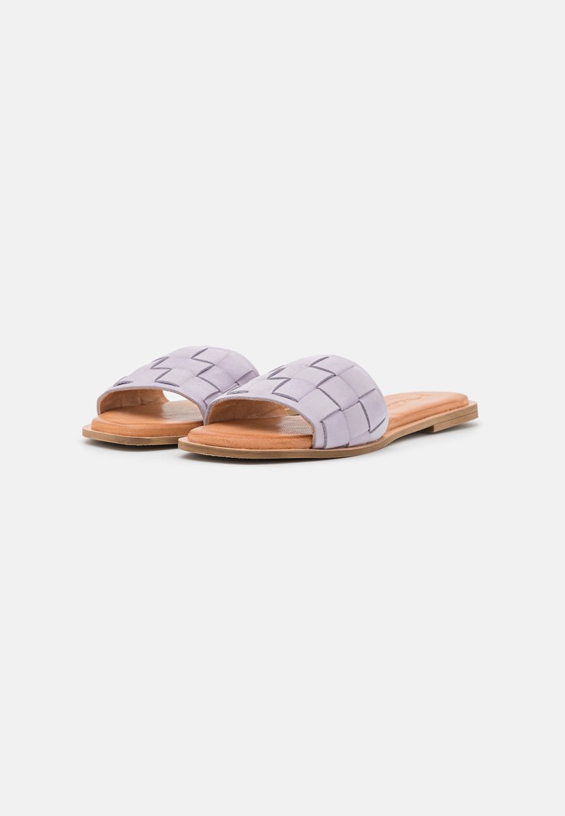 Damen Flache Pantoletten | Tamaris Pantolette flach lilac/flieder - HJ72742 Damen Flache Pantoletten | Tamaris Pantolette flach lilac/flieder - HJ72742