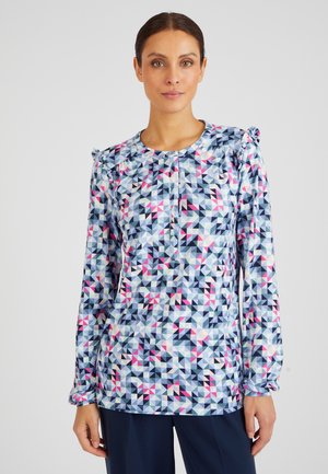 TOUCHER PEAU DE - T-shirt à manches longues - rose géométrique