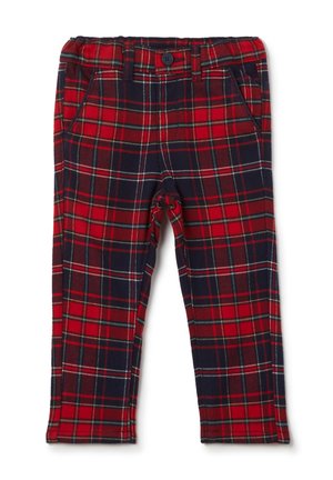 TARTAN PATTERNED - Chinos - blue red