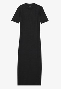 Stickad klänning - black