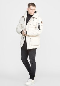 SIKSILK PARKA COAT - Casaco de inverno - ecru