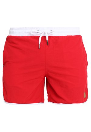 Urban Classics RETRO - Zwemshorts - firered/white