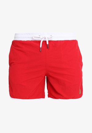 RETRO - Szorty kąpielowe - firered/white