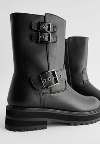 Next FOREVER COMFORT - Kovbojské/motorkářské kotníkové boty - mottled anthracite