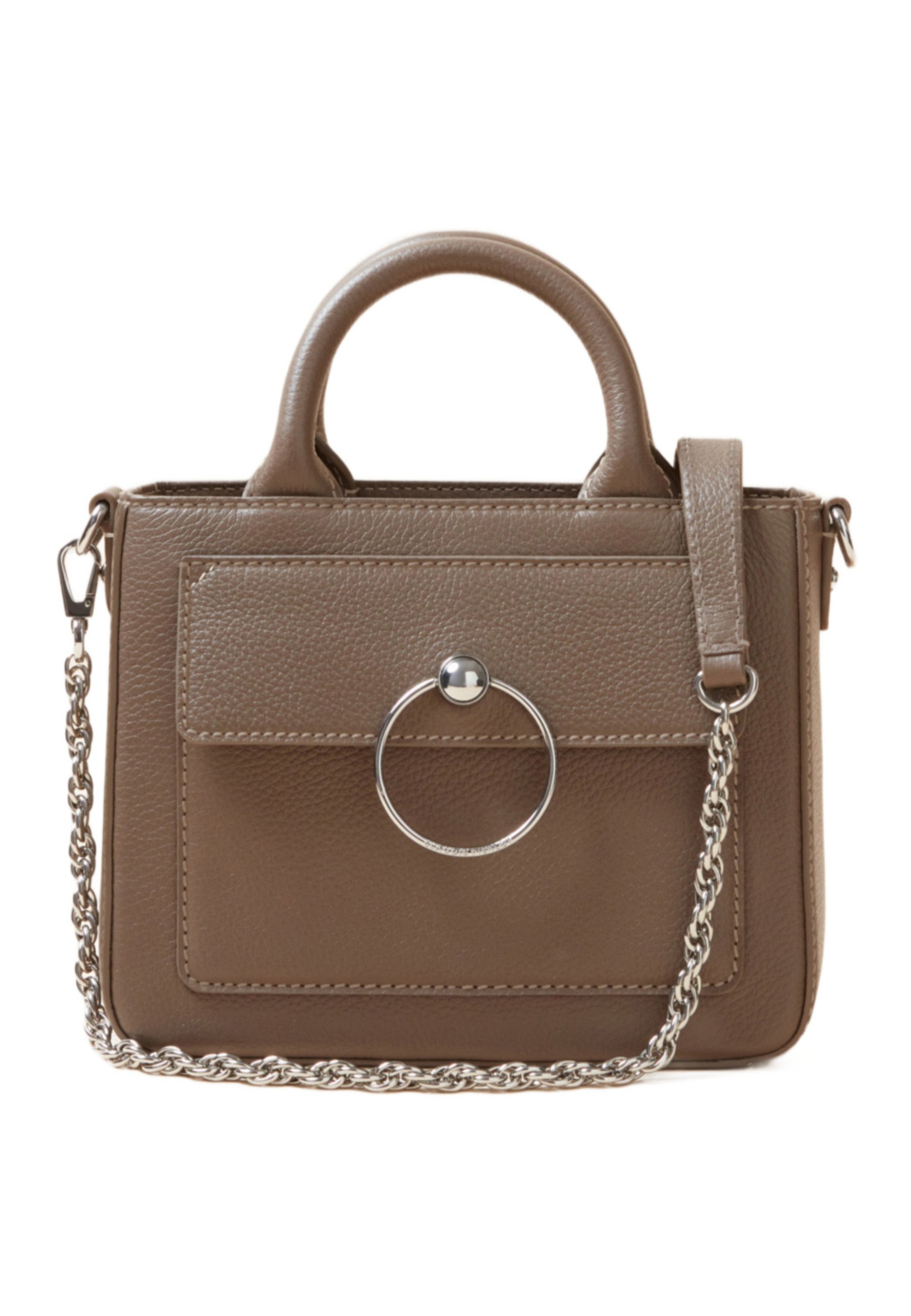 Sac à Main Claudie Pierlot Anouck En Cuir Noir Matelassé - Anses Doubles Dorées - Neuf Avec étiquettes
