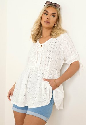 Yours Clothing Pusero - white