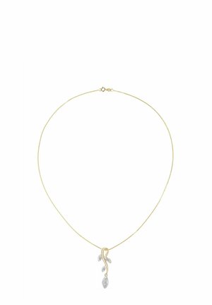 DIAMOND LEAF DROP TRACE - Kaelakee - yellow gold-coloured