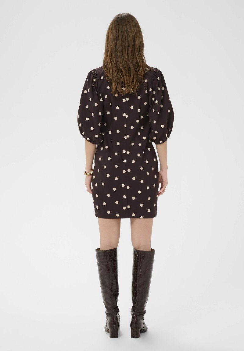 Robe Femme Charlie Marron Et Noire Taille S Neuve Avec étiquette - Charmante Et élégante