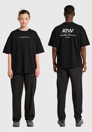 HALO GRAPHIC BOXY - T-shirts print - black