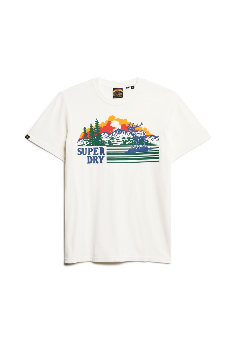 Superdry & Co T-shirt print wit