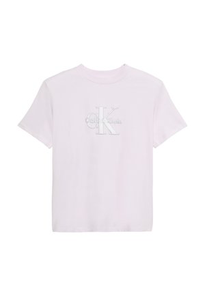 Calvin Klein Jeans, CLASSIC GLITTER MONOLOGO TEE - Μπλουζάκι με στάμπα - crystal blush