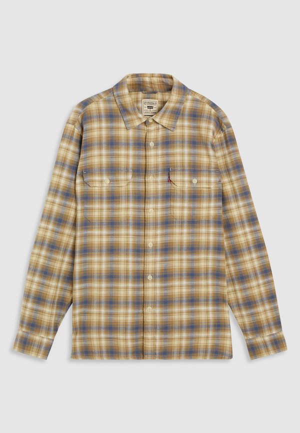 JACKSON WORKER OVERSHIRT - Shirt - andie plaid harvest gold twill4