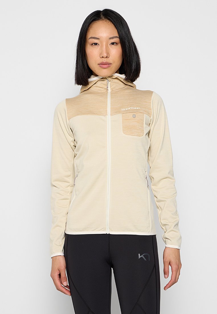 Kari Traa Sweater met rits beige Kari Traa Sweater met rits beige