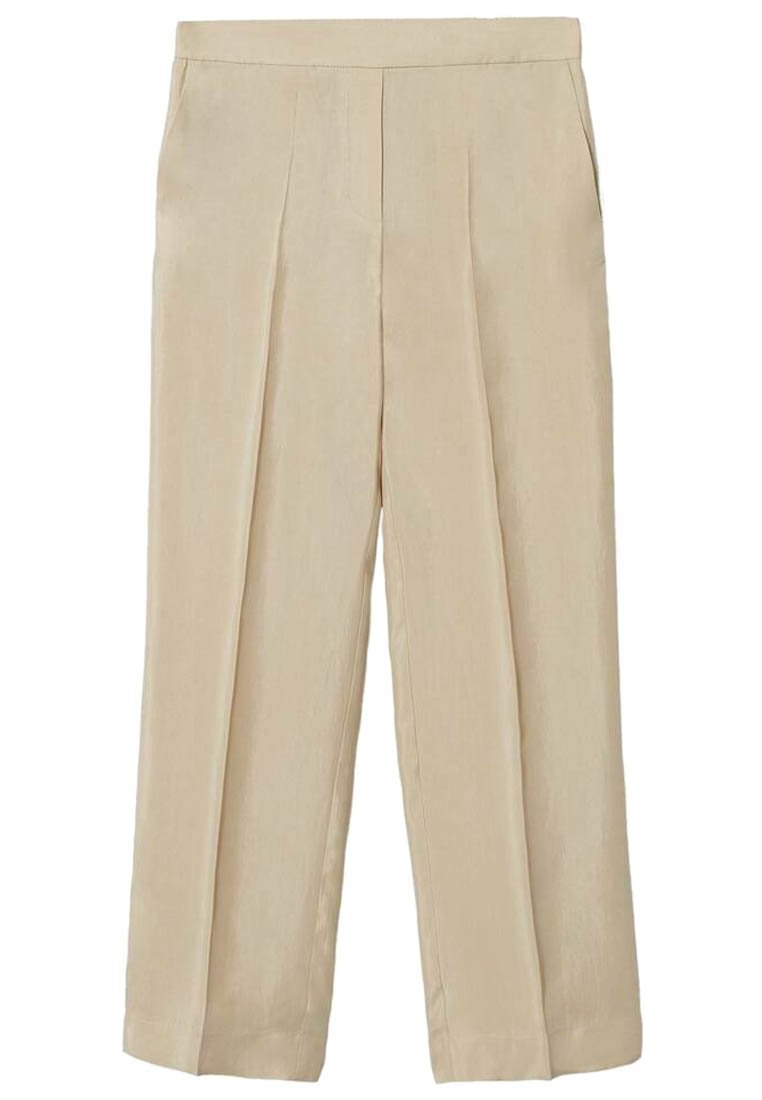 Mango Broek zandkleur Mango Broek zandkleur
