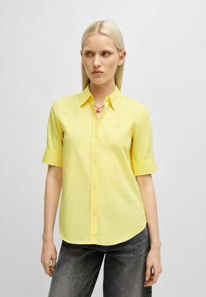Hemdbluse - yellow three