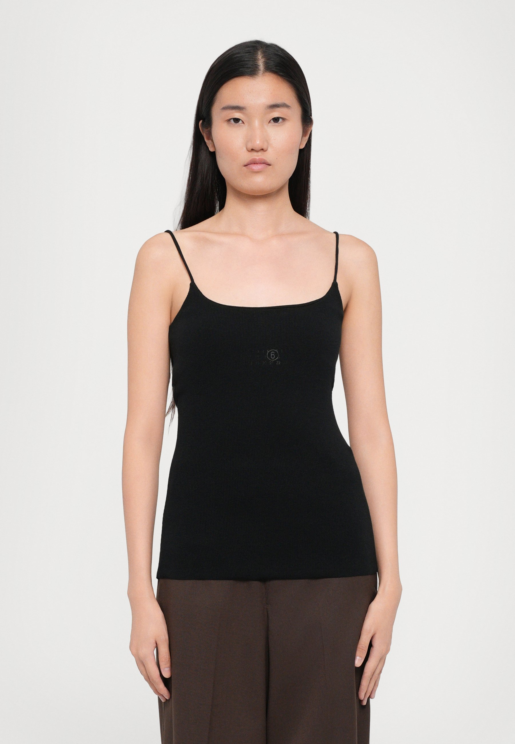 MM6 Maison Margiela TANK - Top - black - Zalando.co.uk