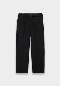 BELTED TAILORED UNISEX - Hlače - black