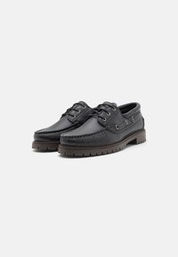 Les Deux TORIN  - Sapatos de barco - black
