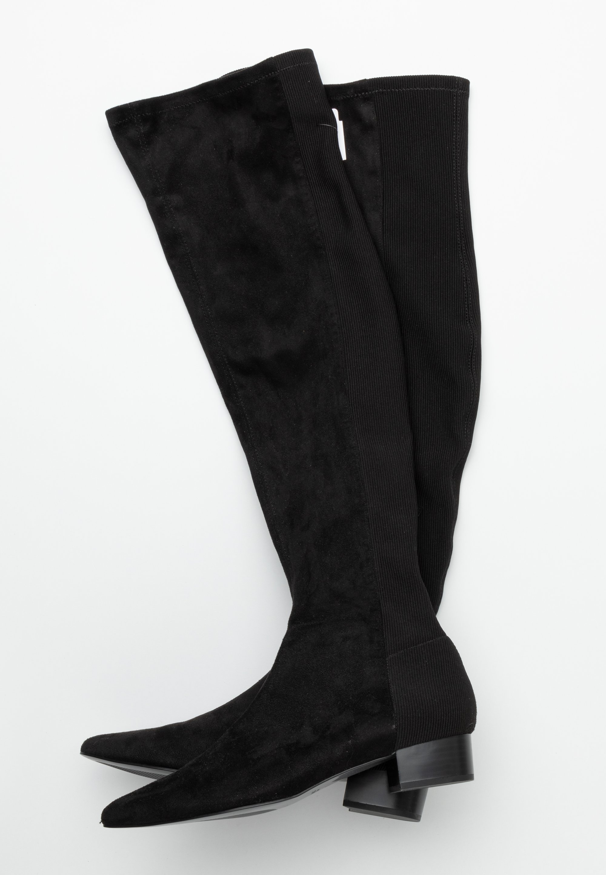 Knee Boots Zara Laarsjes Overknee Laarzen Zara Zara Overknee Laarzen  Black/zwart (Pre-owned)