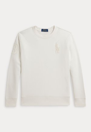 Polo Ralph Lauren, BIG PONY FRENCH TERRY SWEATSHIRT 7-14Y - Sweater - deckwash white