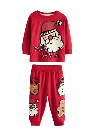 CHRISTMAS SET REGULAR FIT - Pyžamová súprava - red santa characters