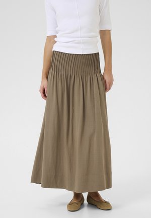 Maxi skirt - walnut