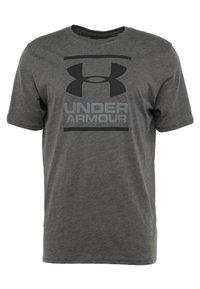 FOUNDATION SS - T-Shirt print - charcoal medium heather/graphite/black