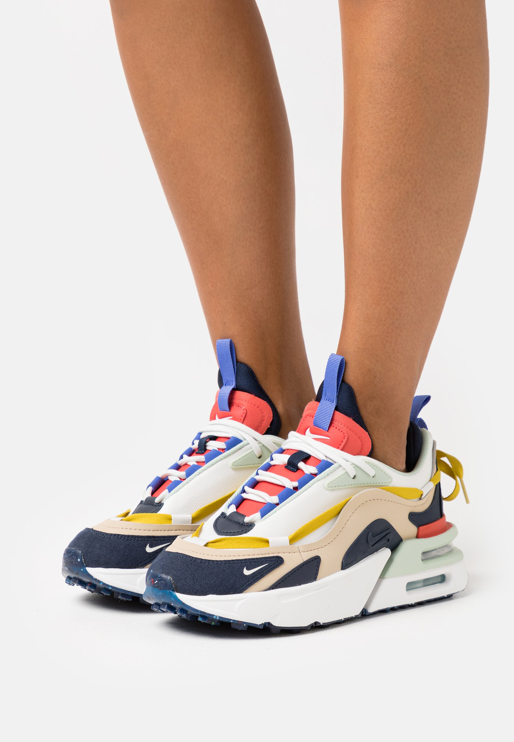 Sportswear W AIR MAX FURYOSA - Sneakers laag - rattan/summit white/obsidian/pistachio frost/lobster/sapphire/bruin - Zalando.nl