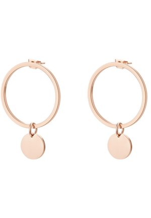 RUNDE KREIS CREOLEN - Ohrringe - rose gold-coloured