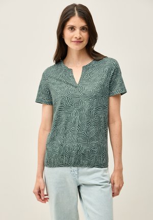 IM TUNIKA-LOOK - Blouse - grün