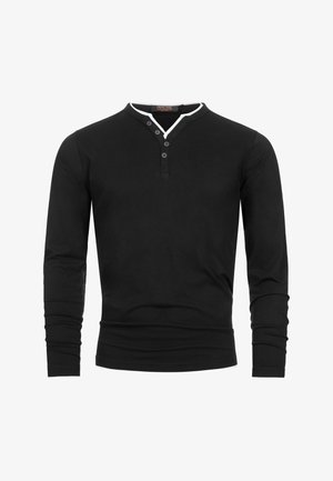 INDICODE JEANS, COLESON - Langarmshirt - black mix