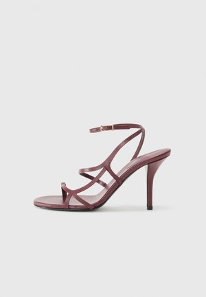 KORA - High heeled sandals - bordeaux