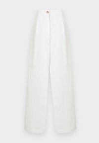 WIDE LEG PANT - Trousers - optic white