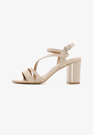 Derimod, High heeled sandals - beige