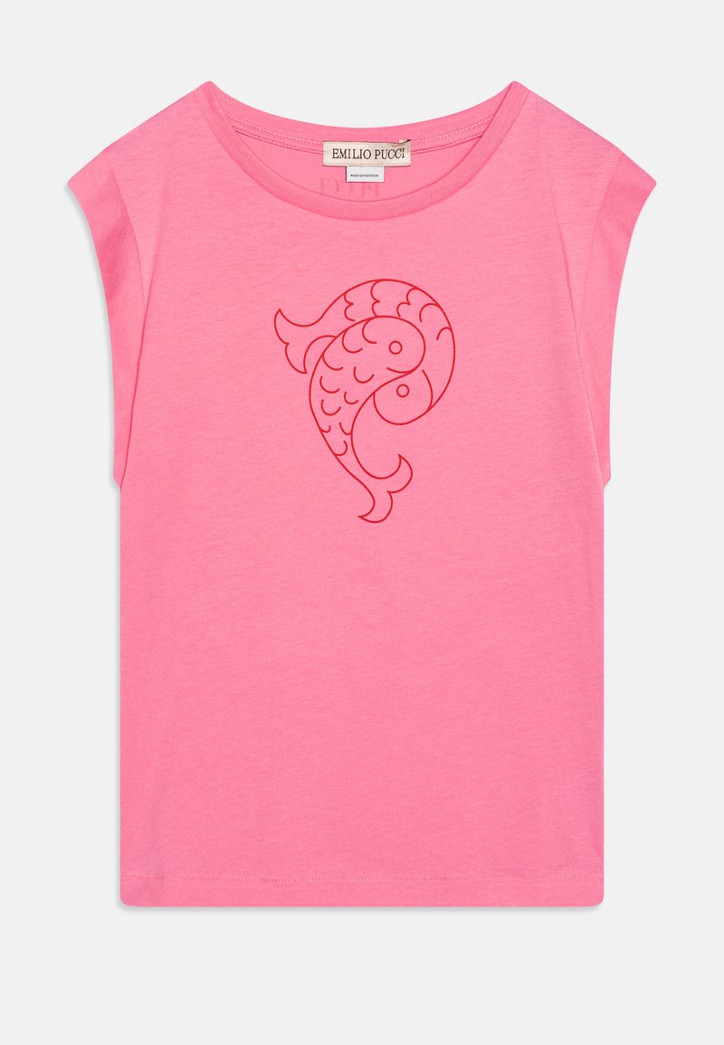 EMILIO PUCCI T-shirt print donkerroze EMILIO PUCCI T-shirt print donkerroze