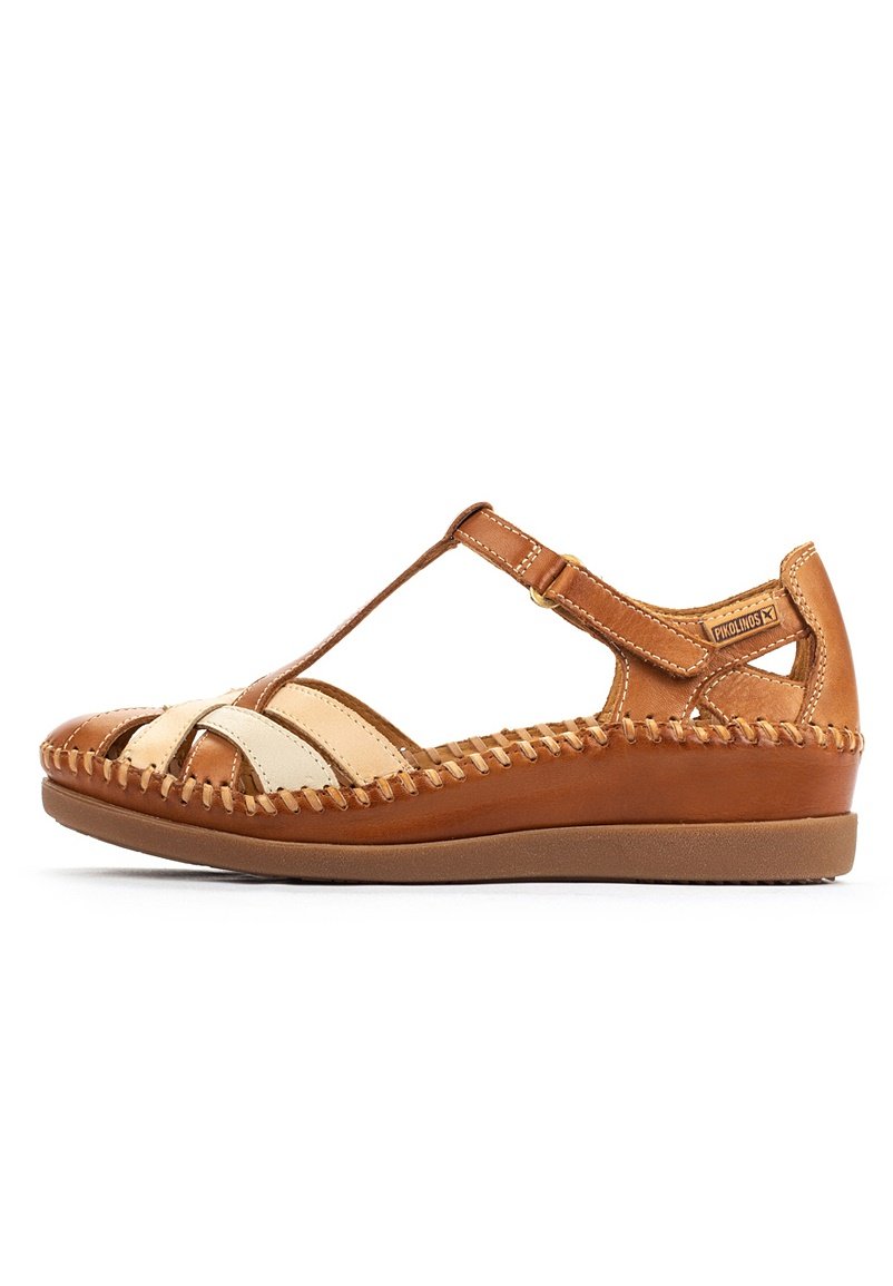 Pikolinos Sandalias de cuña - brandy/marrón claro - Zalando.es