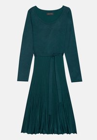 Pletené šaty - dark green