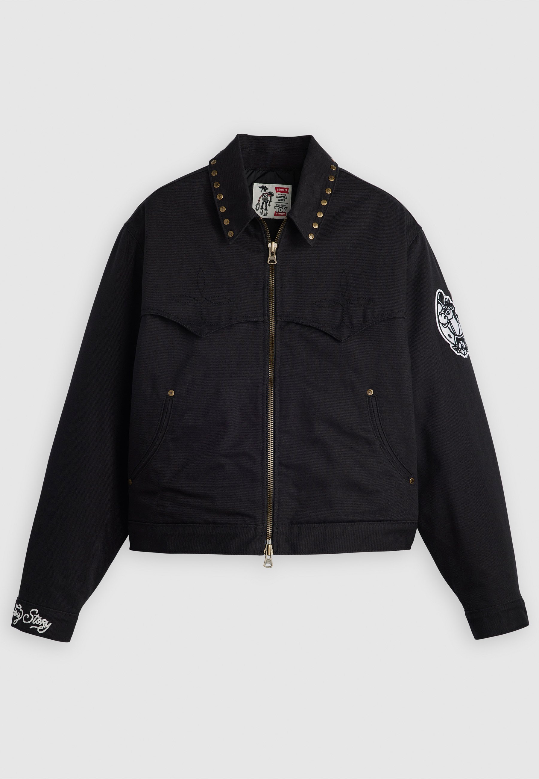 Levi's® TOY STORY WESTERN JACKET - Denim jacket - jet black/black