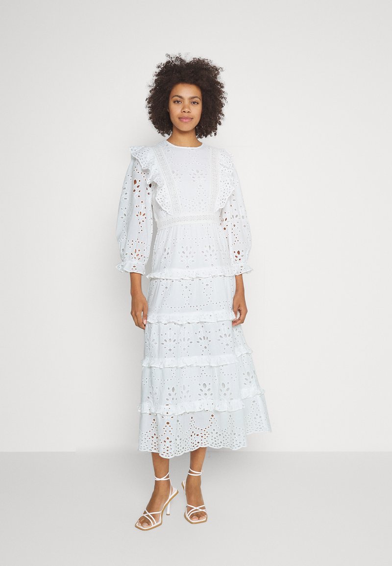 Yasaprilla 3/4 Dress  Star White