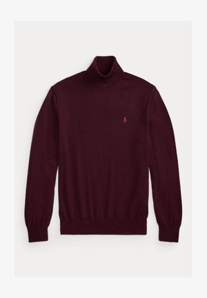 Polo Ralph Lauren, WASHABLE WOOL TURTLENECK SWEATER - Jumper - aged wine heather